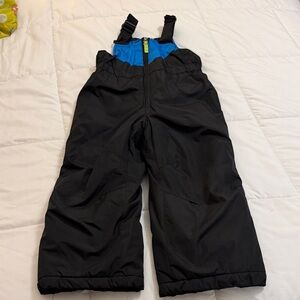 ZeroXposur Black and Blue Kids snow pants/Overalls